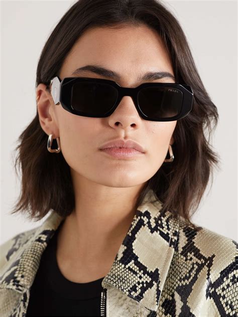 prada eyewear top bar square sunglasses|Prada sunglasses unisex.